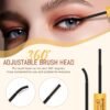 QUEWEL Lash Bond and Seal, 2 in 1 Lash Cluster Glue 10ML Eyelash Glue Waterproof Lash Bond and Seal Strong Hold for DIY Lash Extensions at Home