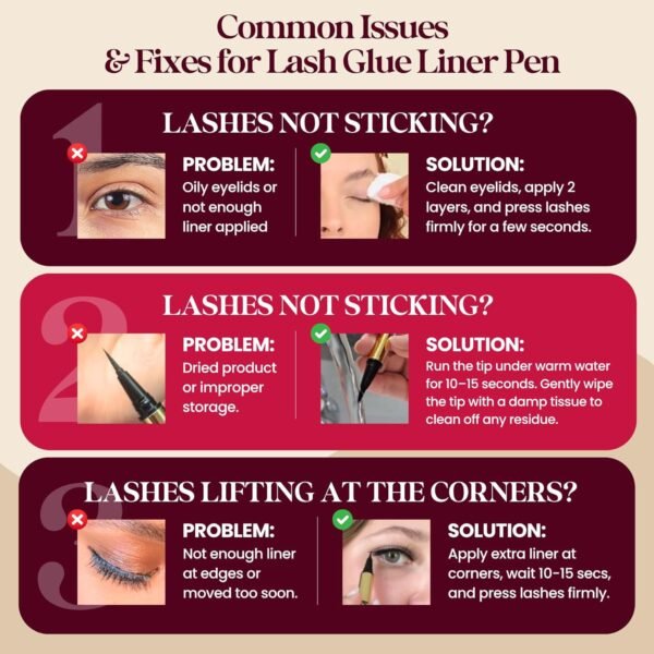 71mYSaqbukL._SL1500_.jpg KLINQE Black Eyeliner Eyelash Glue Liner, Latex Free Lash Adhesive, Strong Hold, Glue Pen For Strip Lash, Magnetic Eyelashes, Smudge Proof, Eye Jewelry