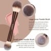 MAANGE 20 Pcs Makeup Brushes with Gift Box, Double-End Multi-functional Makeup Brushes for Blending Liquid Powder Concealer Cream Blush Buffe,CoffeeBrown