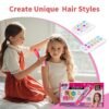 Hair Gem Stamper Kit, Hair Jewels for Hair Styling Tool with Reusable Shining Diamonds, Hair Accessories for Girls, Hair Bling Styling Set, Birthday Gifts Toys for Girls Ages 3 4 5 6 8-12