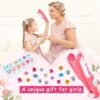 Hair Gem Stamper Kit for Girls, Bling Hair Jewels with Sparkling Diamonds, Fun Hair Styling Tool & Creative Play Toy, Birthday Gift for Kids Ages 4-12