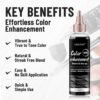 Enhancement Color Hair Enhancer For Beard & Lineup - Water Resistant Hairline Filler Spray Enhancements Barber Spray - Barber Beard Liner For Thicker & Fuller Hairstyling Men's Grooming Products