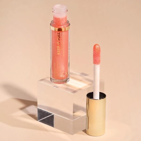 71mwJYNGS5L._SL1500_.jpg Milani Lip Gloss, Keep It Full Nourishing Lip Plumper with Hyaluronic Acid & Peptides for Soft, Fuller-Looking Lips (0.13 Fl. Oz.) Sparkling Pink