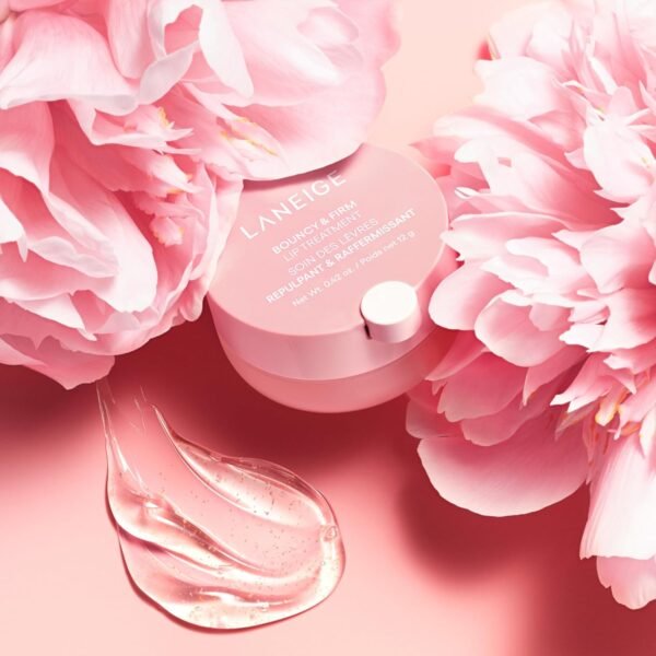 71myYeInPEL._SL1500_.jpg LANEIGE Bouncy & Firm Lip Treatment: Plumping & Firming Lip Care with Peony & Collagen Complex, Ceramide Capsules, & 5D Hyaluronic Acid for Hydration
