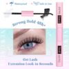 71n1NrMA7AL._SL1500_.jpg Lash Clusters Kit Wispy Natural Cluster Eyelash Extension Kit DIY Lash Extension Kit C-curly 10-16MM Eyelash Clusters Volume Individual Lashes Kit by Newcally