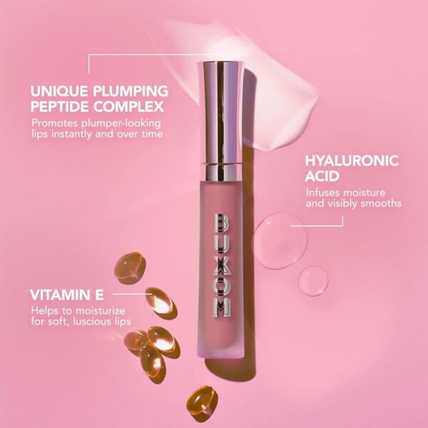 71n61TWZhlL._SL1500_.jpg BUXOM Full-On Plumping Lip Cream, Hydrating Lip Plumper Gloss with Peptides & Hyaluronic Acid, High-Shine Tinted Formula for Fuller, Softer Lips, Cruelty-Free
