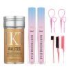 71nALptQTIL._SL1500_.jpg Hair Wax Stick Set for Flyaways, Slick Back Hair Finishing Tool Kit - Edge Brush Rat Tail Comb Set, Topsy Tail Tool - 10 Pcs