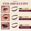 71nFMlrj2L._SL1500_.jpg KLINQE Black Eyeliner Eyelash Glue Liner, Latex Free Lash Adhesive, Strong Hold, Glue Pen For Strip Lash, Magnetic Eyelashes, Smudge Proof, Eye Jewelry