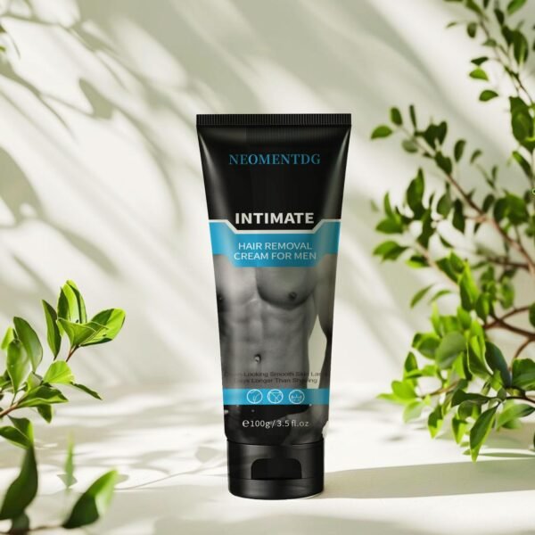 Painless, Flawless Depilatory for Intimate/Private Areas - Soothing Cream for Unwanted Male Hair, Suitable for All Skin Types