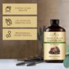 71nNkVc1d8L._SL1500_.jpg Handcraft Blends Cold-Pressed Jamaican Black Castor Oil in Glass Bottle with Lash Brushes - 4 Fl Oz - 100% Pure and Natural - Premium Grade Oil for Hair Growth, Eyelashes and Eyebrows - Hair and Body