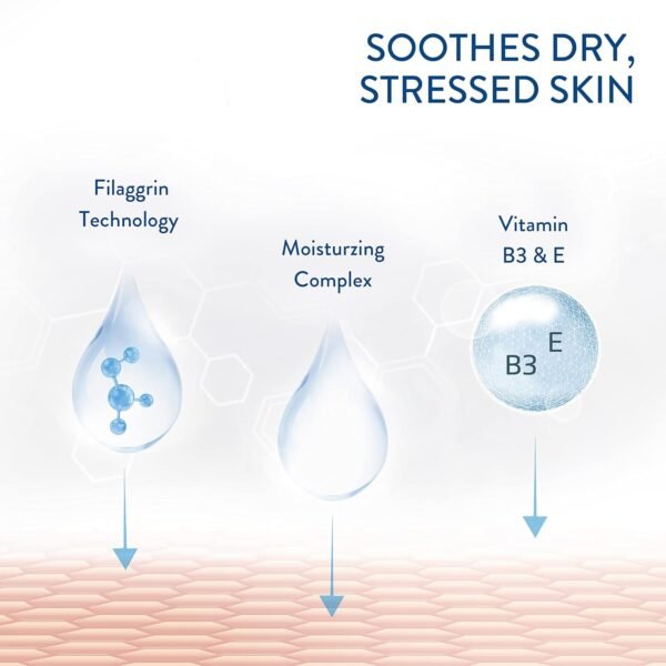 Cetaphil RESTORADERM Soothing Wash, 10 fl oz, Soothes Dry, Stressed Skin, Hypoallergenic, Soap & Paraben Free, National Eczema Association Endorsed