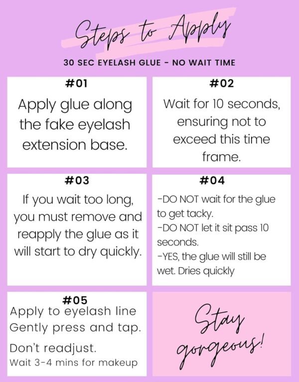 71nTnhsxRvL._SL1500_.jpg Salon Pro 30 Second Eyelash Glue for Strip Lashes, Black, 1 Fl. oz