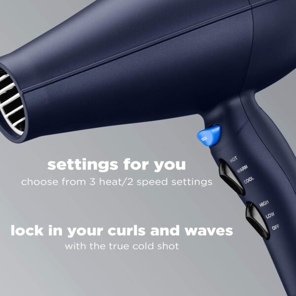 71ncde4ML-L._AC_SL1500_.jpg INFINITIPRO BY CONAIR Hair Dryer with Innovative Diffuser | Enhances Curls and Waves while Reducing Frizz | Dark Blue | Packaging May Vary