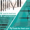 Nail Clippers Set, 26 Piece Manicure Set & Pedicure Kit, Stainless Steel Fingernail & Toenail Clipper Cutters, Professional Nail Care Tools with Luxurious Travel Case for Men and Women, Brown