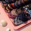 71oyOK0EmL._SL1500_.jpg YANRONG 755PCS Hair Accessories for Woman Set Seamless Ponytail Holders Variety Hair Scrunchies Hair Bands Scrunchy Hair Ties For Thick and Curly (Mix)