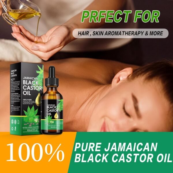 71o9MwragLL._SL1500_.jpg Jamaican Black Castor 100% Pure Castor Oil Cold Pressed Unrefined Glass Bottle, Castor Oil for Face Hair Growth Eyelashes Eyebrow Growth Serum Hair Treatment Oils Castor oul 2FLOZ