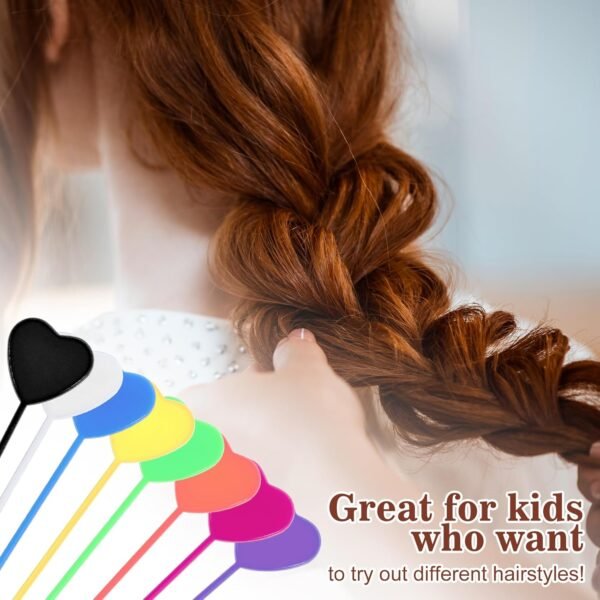 71oJpWwRpvL._SL1500_.jpg Quick Hair Beader for Bead Loading and Hair Styling Kit 16pcs Ponytail Hair Styling Maker Set Plastic Topsy Tail Colorful Hair Beading Tools for Women and Men