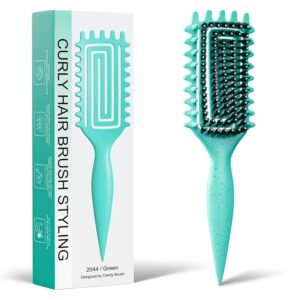 71oSaVxAGoL._SL1500_.jpg Curly Hair Brush, Curl Defining Brush with Soft Boar Bristles Detangling Tangled Glides, Wide-Teeth Design Effortlessly Shaping & Defining Curls, Curling Definer for Wet & Dry Hair – Women & Men