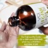 71okWX19KfL._SL1500_.jpg Castor Oil Organic Cold Pressed Unrefined Glass Bottle - USDA Certified Castor Oil For Hair Growth, Skin, Eyelashes, Eyebrows & Nails - 8 Fl Oz