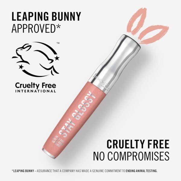 71oxwX1LsQL._SL1500_.jpg Rimmel London Stay Glossy, 450 Pink About It, Lip Gloss, Non-Sticky, Color and Shine, Up To 6-Hour Wear, Precise Applicator, 0.18oz