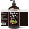 71oz0aVJCVL._SL1500_.jpg Natural Riches Jamaican Black Castor Oil Glass Bottle Pure Organic Cold Pressed for Hair Growth Skin Care for Dry Skin Conditioning Eyebrows Eyelashes Scalp and Nail Moisturizes & Repairs 16fl.oz.