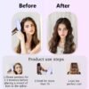 71p-hDv09ML._AC_SL1500_.jpg Hair Crimper,2 Barrel Curling Iron Anti-Scald,1.25Inch/32mm Rapid Heating Wave Iron,Crimper Hair Tool,5 Temp Adjustable Curling Wand