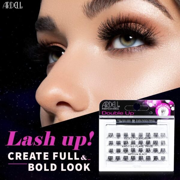 71p2Tyt2dL._SL1000_.jpg Ardell Double Up Individual Lashes, Customizable DIY Lash Clusters, Reusable False Eyelashes, Eyelash Extensions, 4 Pack