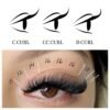 71p7bNVd22L._SL1500_.jpg VEYES INC Easy Fan Volume Lash Extensions 03 05 07 J/B/L/C/CC/D/DD Curl 8-25mm Mixed & Single Length Tray, Matte Black Self Fanning Eyelashes, Professional Supplies for Lash Techs (0.03 D 8-16mm)