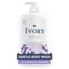 Ivory Gentle Body Wash, Designed for the Whole Family, Free of Dyes Heavy Perfumes Parabens Phthalates & Silicones, Lavender Scent, 35 oz