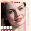 71pJET2AGQL._SL1500_.jpg Lip Tint Stain Set, Lip Stain Long Lasting Lightweight Waterproof, Transfer-Proof, Non-sticky, Lip Makeup Matte Finish