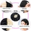 10Pcs Natural Hair Detangling Brush Set with Sleep Bonnet for Curly, Afro, African Black 3a to 4c Hair - Faster Detangling on Wash Days