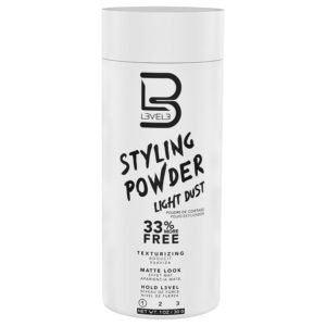 71pY2zBbeQL._SL1500_.jpg L3 Level 3 Light Hold Styling Powder - Natural Matte Hairstyle - Texturizing and Volumizing