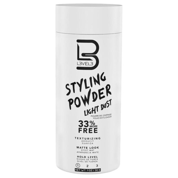 71pY2zBbeQL._SL1500_.jpg L3 Level 3 Light Hold Styling Powder - Natural Matte Hairstyle - Texturizing and Volumizing