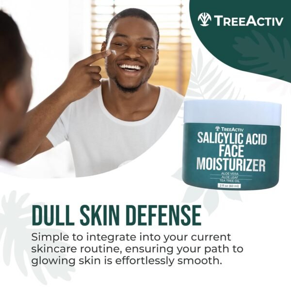 71pYpwfZ8RL._SL1500_.jpg TreeActiv Acne Eliminating Face Cream | Best Natural Extra Strength Fast Acting Treatment for Clearing Facial Acne | Gentle Enough for Sensitive Skin, Adults, Teens, Men, Women | Tea Tree | 2 fl oz
