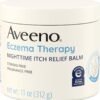 71pbfif9EL._AC_SL1500_.jpg Aveeno Eczema Therapy, Nighttime Itch Relief Balm for Body, Moisturizing Colloidal Oatmeal & Ceramide Formula, Fragrance & Steroid-Free, Soothing Dry Itchy Skin, 11 fl oz
