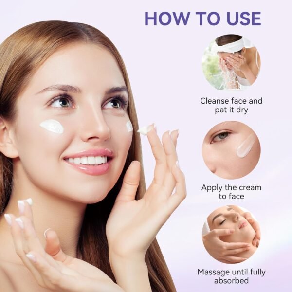 71pmPkEg45L._SL1500_.jpg Face Moisturizer Retinol Cream, Neck Collagen Cream for Tightening Skin, Anti Aging Day & Night Deep Facial Moisturizer for Women & Men, Tighten and Lift Wrinkle