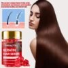 Collagen Hydrating Hair Mask Keratin Hair Serum,Natural Deep Conditioner Hair Mask,Moisturizing Hair Oil for Split Ends, Hair Styling Serum for Frizzy & Dry Hair,Keratin Styling Oil Capsules