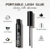 71pxp44YU5L._SL1500_.jpg Lash Cluster Glue, Lash Bond Black Lash Glue for Eyelash Clusters DIY Eyelash Extension, Waterproof Strong Hold Individual Lash Adhesive with Mascara Wand Home Use 5ML, Black/Clear