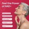 NAD Supplement Complex NMN Alternative - Liposomal NAD Resveratrol with β-NAD+, CoQ10, D-Ribose for Anti-Aging, Energy, Cellular Renewal and Radiant Skin Health - 60 Capsules