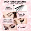 71q4XbHI04L._SL1500_.jpg JIMIRE 2-in-1 Eyeliner Instead of Glue, Magic Eyeliner | Extra Strong Hold for False Eyelashes | No Magnet & No Glue Needed | Only for 20’s to Apply Lashes