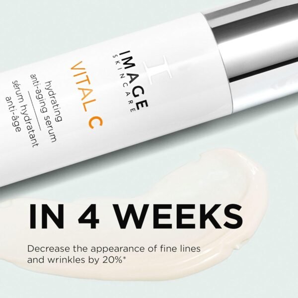 IMAGE Skincare, VITAL C Hydrating Face Serum, with Vitamin C and Hyaluronic Acid, to Brighten, Tone and Smooth Appearance of Wrinkle