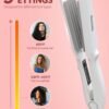 71qgh1gdriL._AC_SL1500_.jpg Hair Crimper for Women, Dmriektu Crimping Iron for Volumizing Fluffy Hairstyle, Crimper Hair Iron with Ceramic Hair Styling Tools for Women Girls Adjust Temp Dual Voltage Auto Off