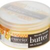 Cuccio Naturale Butter Blends - Ultra-Moisturizing, Renewing, Smoothing Scented Body Cream - Deep Hydration For Dry Skin Repair - Made With Natural Ingredients - Milk & Honey - 8 Oz