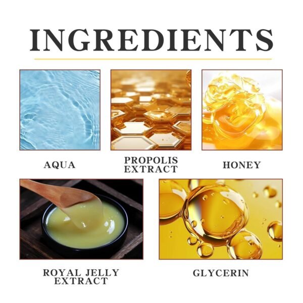 Manuka Honey Face Cream, Organic Royal Jelly Extract, Moisturising Cream for Dry and Cracked Faces, Anti-Ageing Formula, Intensive Nourishing Hydrating (1pc)