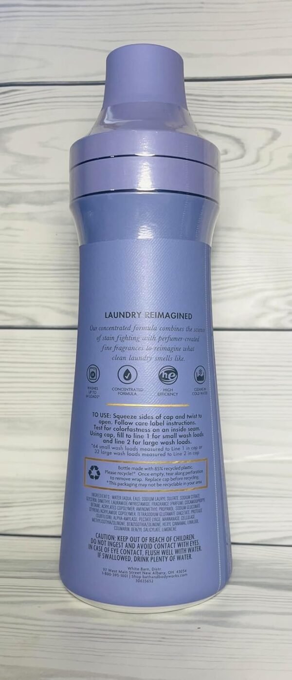 Bath & Body Works Lavender Vanilla Fabric Care Fragrance Laundry Detergent