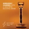 Gillette Labs Heated Razor Gold Edition - 1 Handle, 5 Blade Refills, 1 Charging Dock