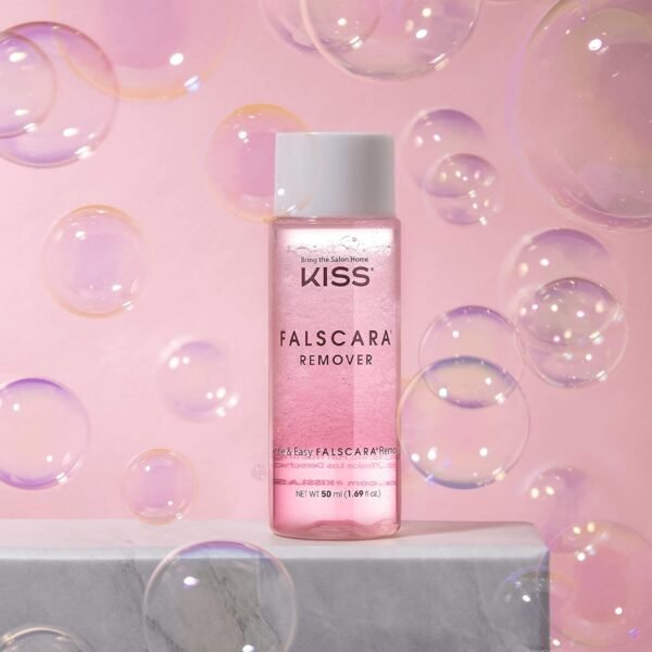 71r5otD9dwL._SL1500_.jpg KISS Falscara DIY Eyelash Extension Remover with Natural Rosewater – Gentle Soothing Nourishing Eye Cleanser for Removal of Artificial False Synthetic Eyelashes, Lash Wisps, and Bond & Seal Adhesive
