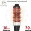 71r7mRzDGXL._AC_SL1500_.jpg Ionic Thermal Brush Curling Iron Brush Heat Hair Curling Brush with Ceramic Tourmaline Hair Styler 1.5 Inch Heated Round Hair Brush Dual Voltage Hot Brushes for Volume Hair Curler