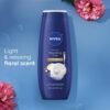 NIVEA Nourishing Care Body Wash with Nourishing Serum, Moisturizing Body Wash for Women, Enriched with Provitamin B5 and Vitamin E, 20 Fl Oz Bottle
