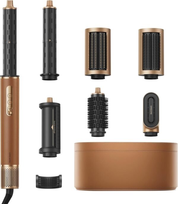 71rLCRFvLRL._AC_SL1500_.jpg DREAME AirStyle Pro 7-in-1 Hair Styler & High Speed Dryer | Magnetic Attachments for Curling, Smoothing, Volumizing | Fast Drying, Frizz Control, Cool Shot | Luxury Leather Package